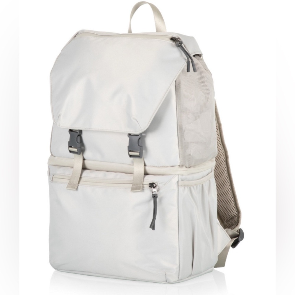 Oniva backpack cooler in grey 11.2"H x 7.3"W x 16.9"D